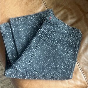 Black Sparkle Boot Cut Jeans